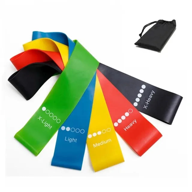 Yoga Rally Circle Resistance Bands Set – Elastic Loop Strength Training & Portable Workout Expander