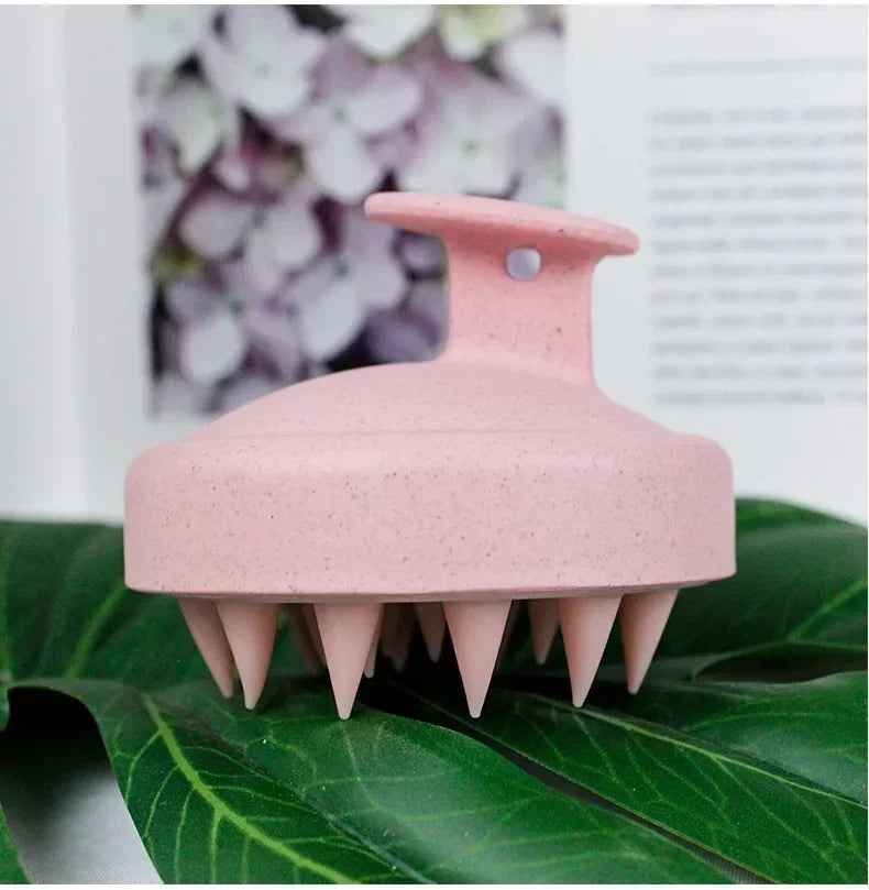 Soft Scalp Massage & Cleansing Brush – Wet & Dry Hair Care Brush for Deep Scalp Conditioning & Relaxation