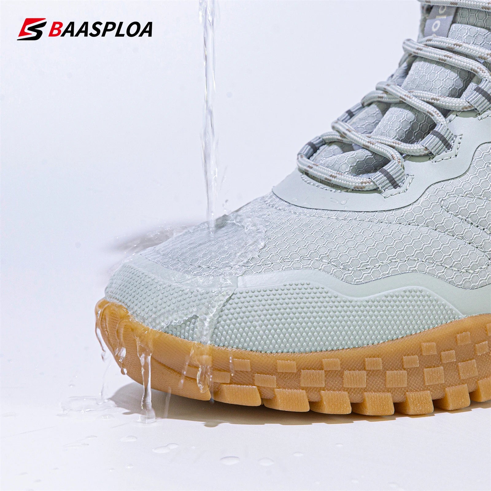 Baasploa Winter Women Sneakers – Plush Warm Waterproof Snow Boots