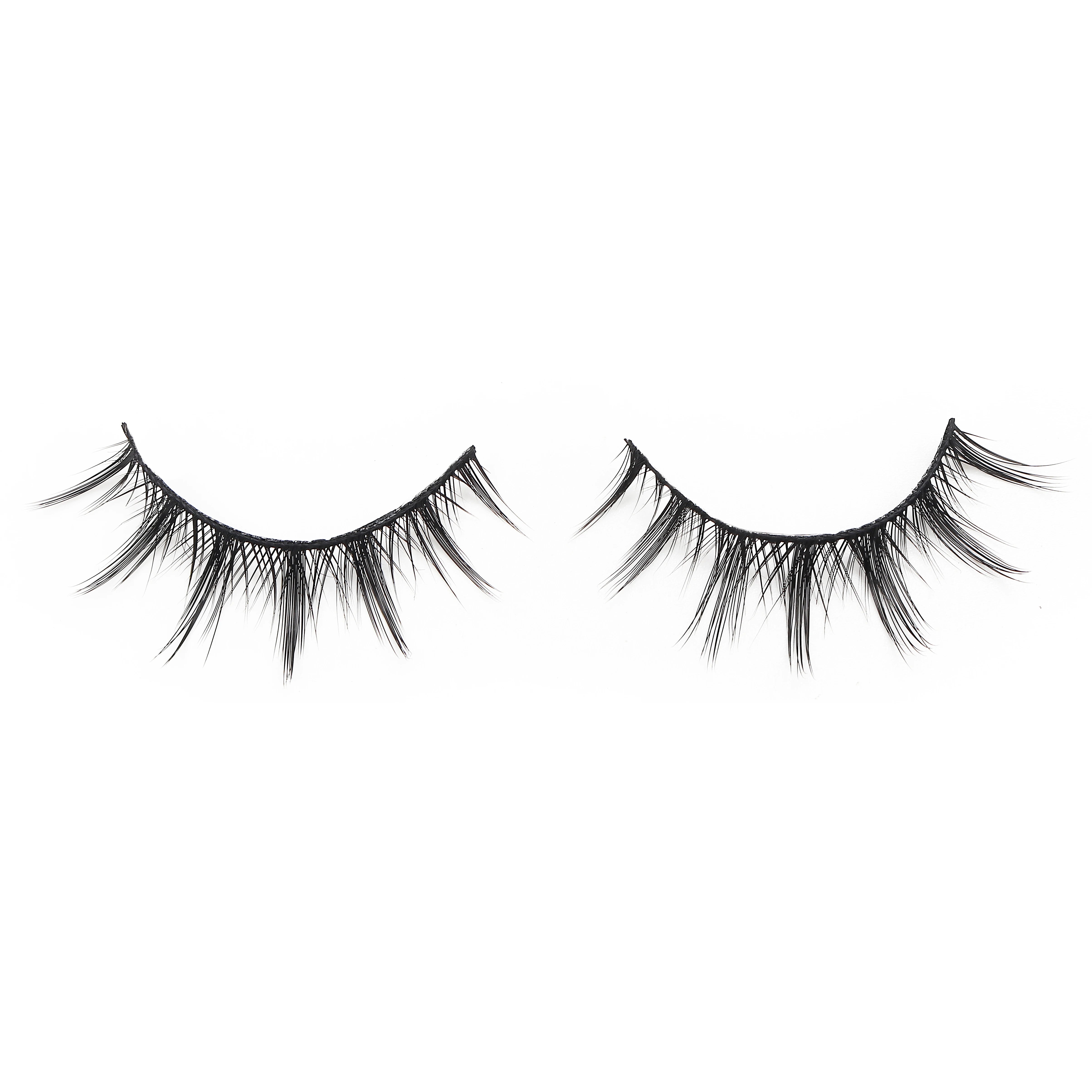 DINGSEN Anime Fake Eyelashes – 5 Pairs Natural Manga Lashes with Clear Band