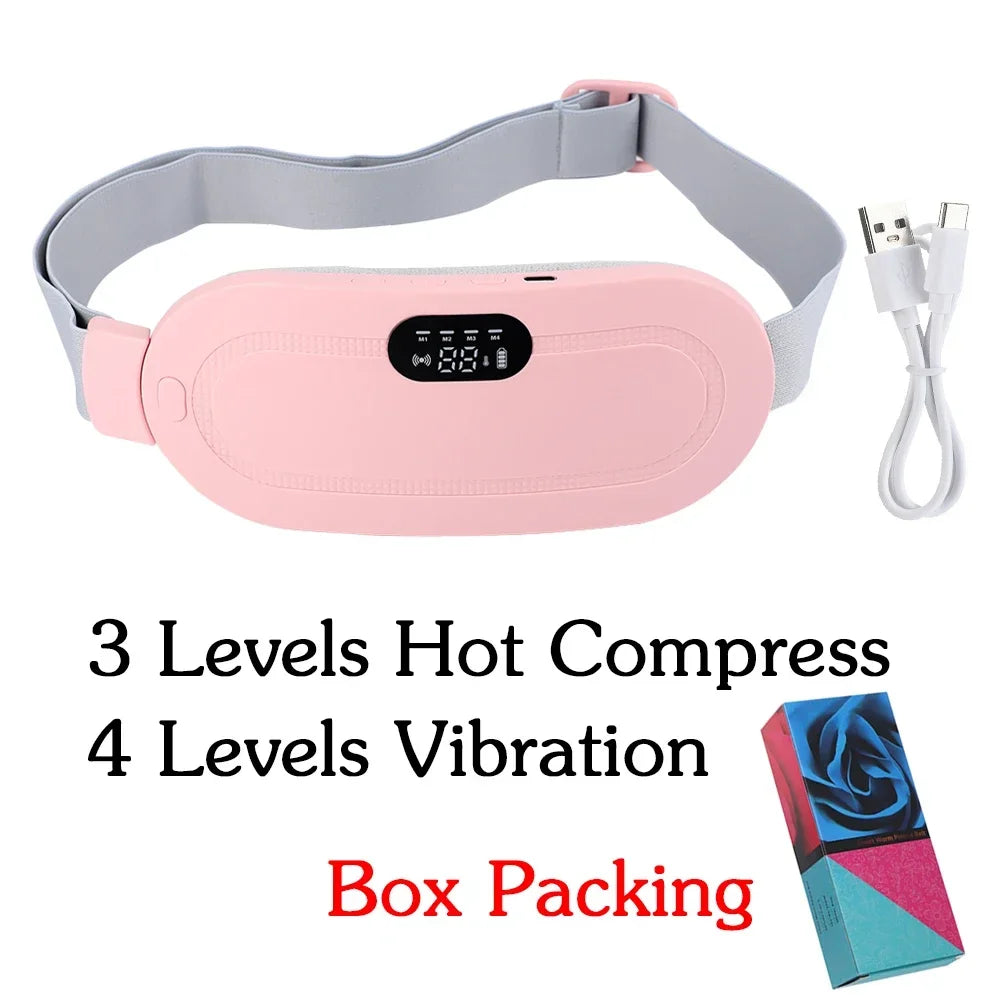 Rechargeable Heated Menstrual Waist Massager for Women