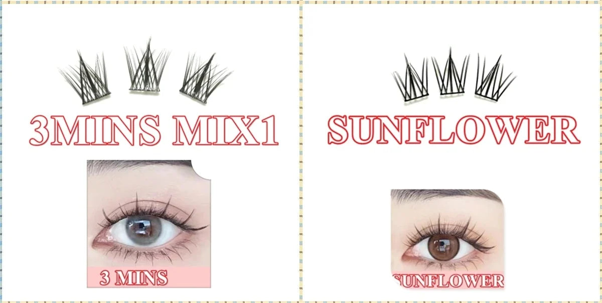 32 Rows Large Capacity Eyelash Extensions Professional Individual Cluster DIY Natural False Lashes