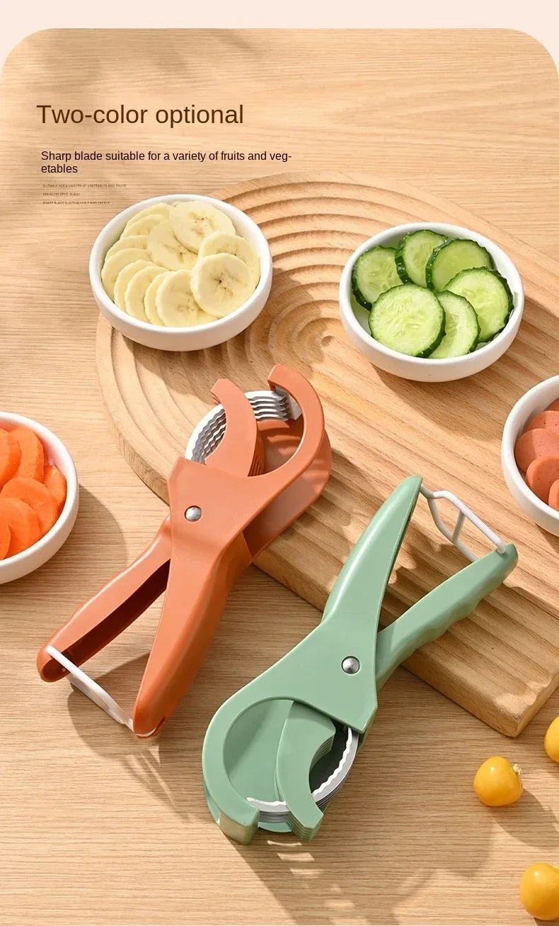 HooFun Multi-Functional Stainless Steel Vegetable & Fruit Slicer