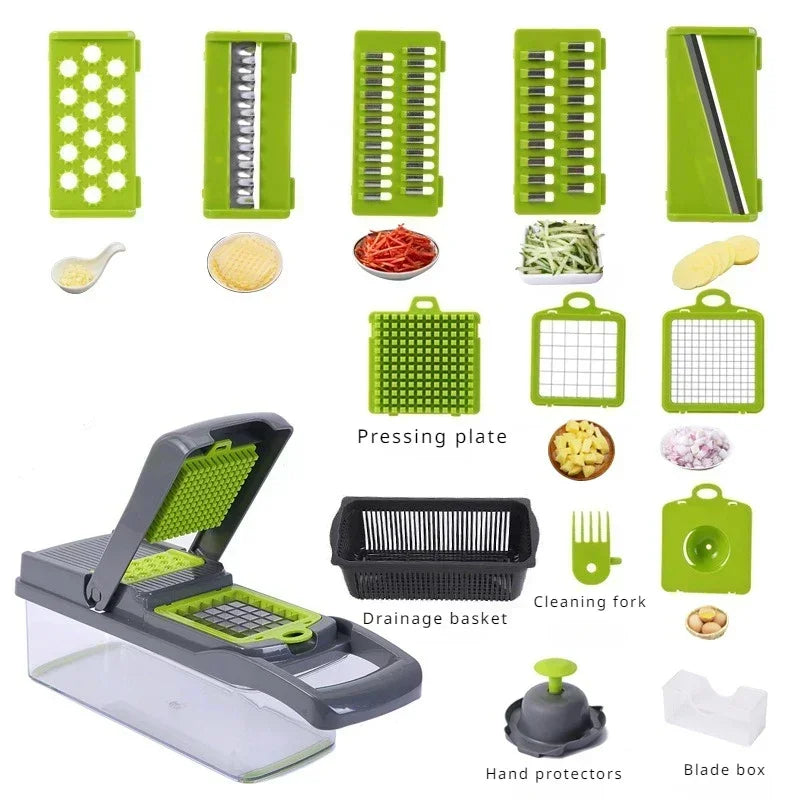 15-in-1 Multifunctional Vegetable Slicer Cutter Chopper