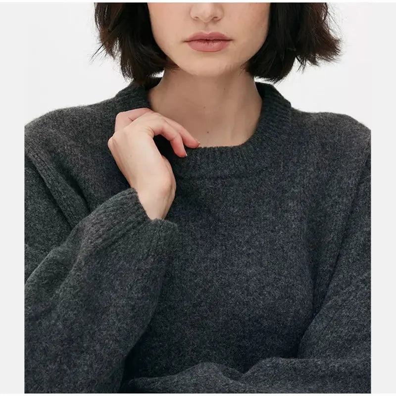 Tossy Pink Knit Sweater – Y2K Patchwork Loose Pullover for Women