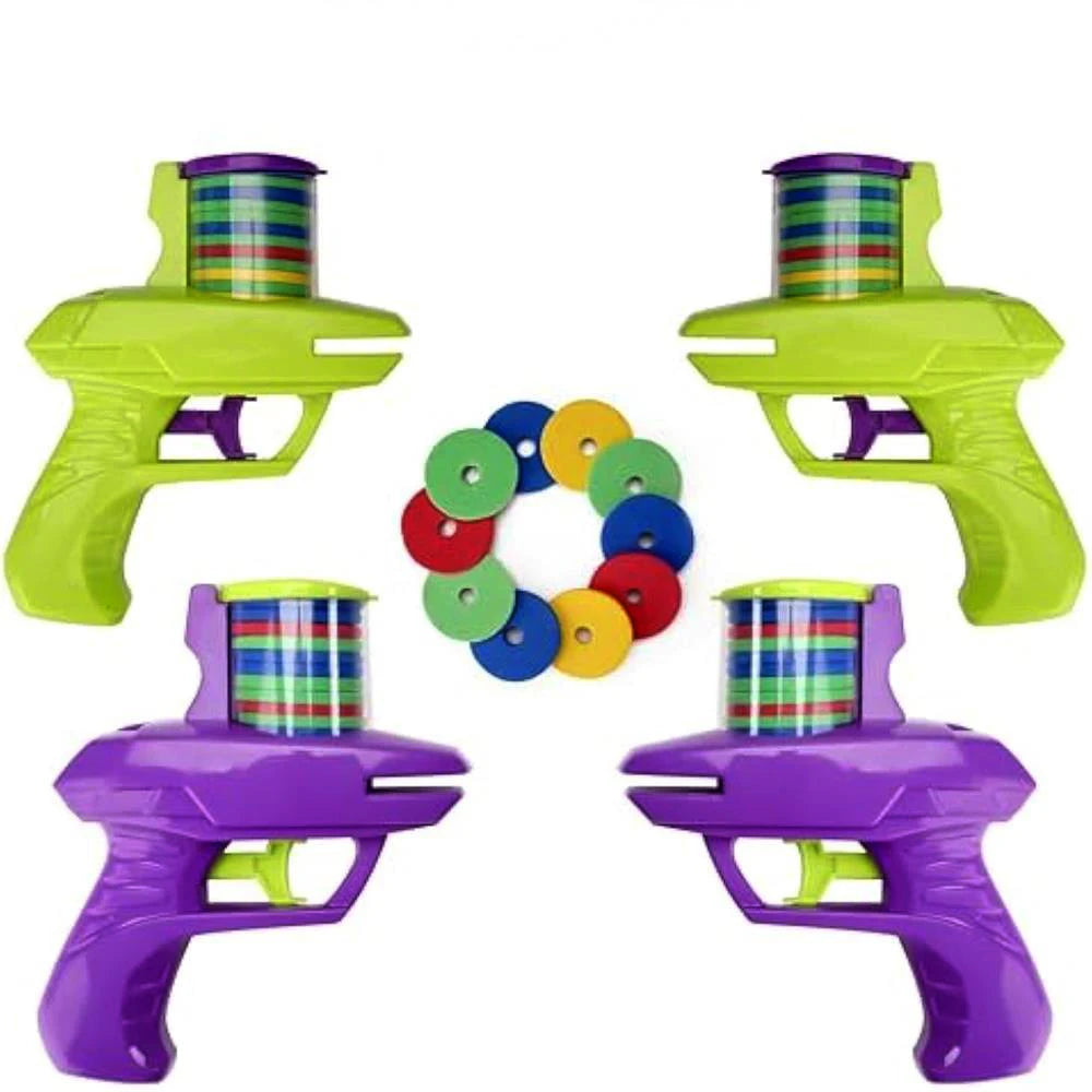 Kids Foam Disc Launcher – Outdoor Shooting Game Toy for Parent-Child Fun