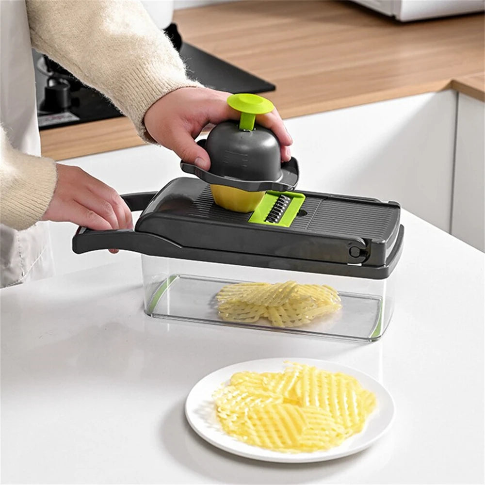 12/16-Piece Multifunctional Vegetable & Fruit Slicer Set