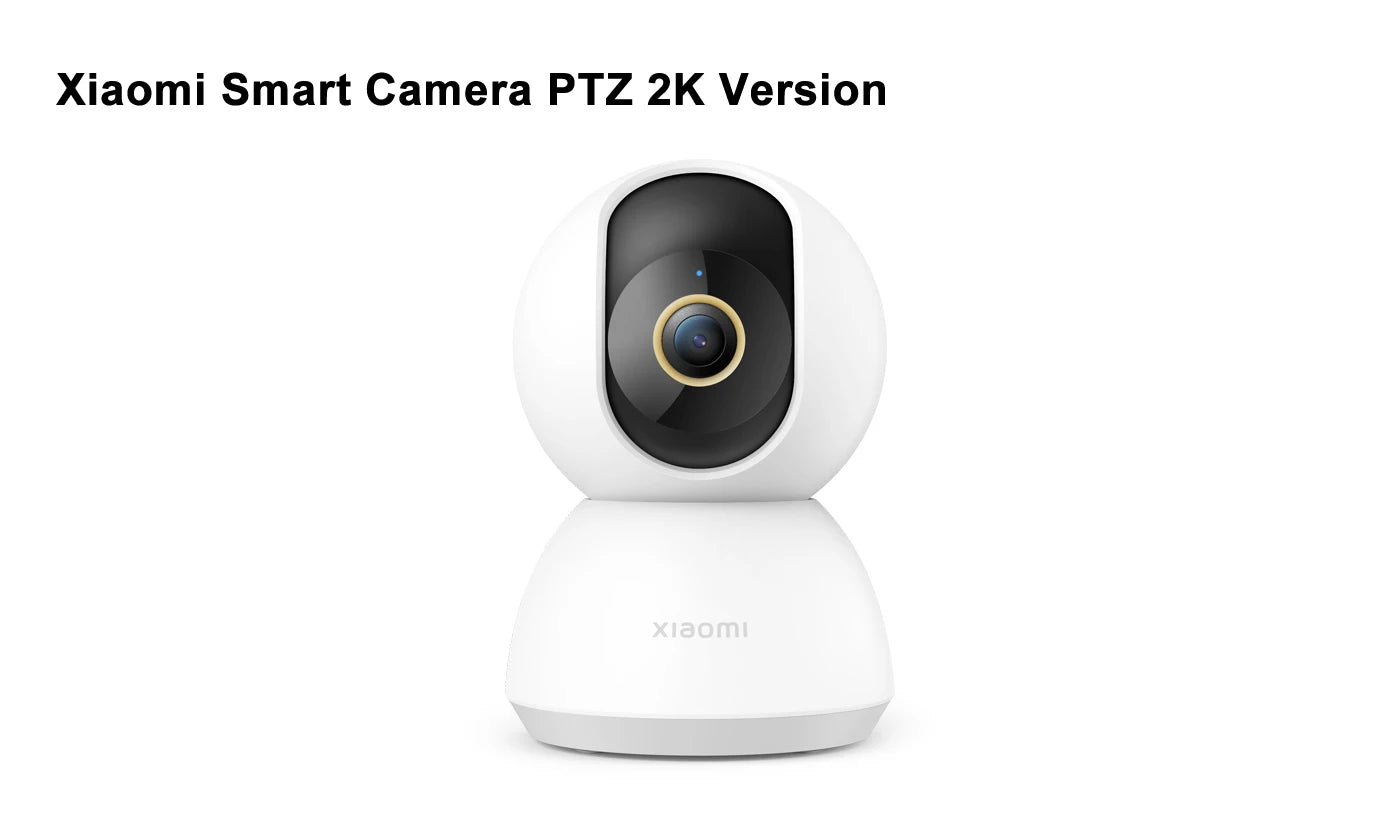 Xiaomi 360° Smart Home Security Camera Mi PTZ 2K – 3MP AI Human Detection, Night Vision, Motion Tracking, Works with Mijia