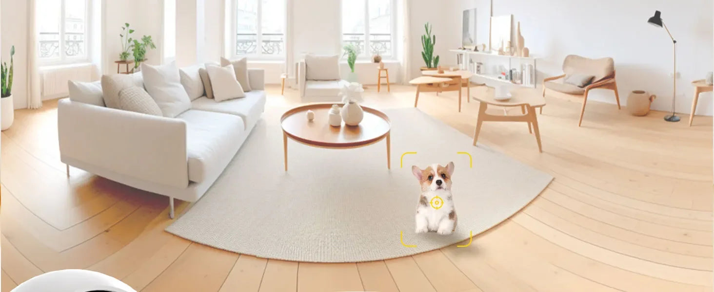 BoyKeep Smart Camera 2K WiFi Security Cam – 360° Indoor Baby Monitor with 5G/2.4GHz Dual-Band, Night Vision & Two-Way Audio