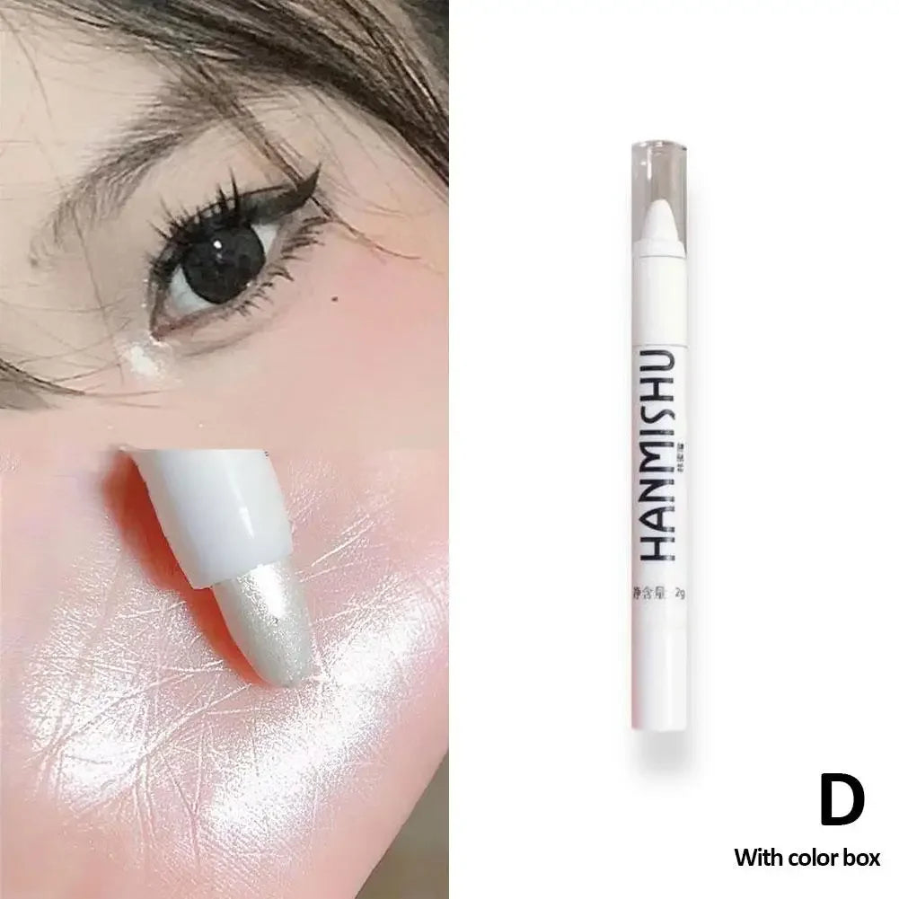 Shimmer Highlight Stick – Glitter White Eyeshadow Pencil for Bright & Dazzling Eyes