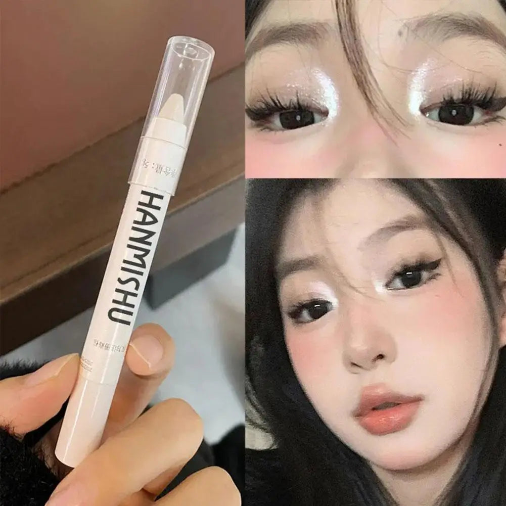 Shimmer Highlight Stick – Glitter White Eyeshadow Pencil for Bright & Dazzling Eyes