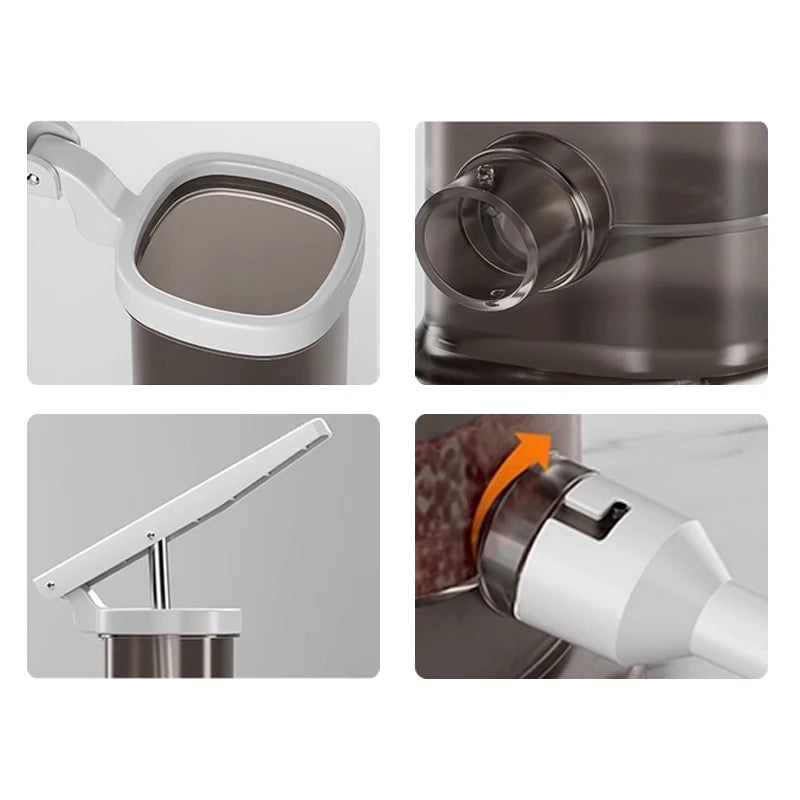 Manual Sausage Maker with 4 Stuffing Pipes – Heavy-Duty Meat Stuffer