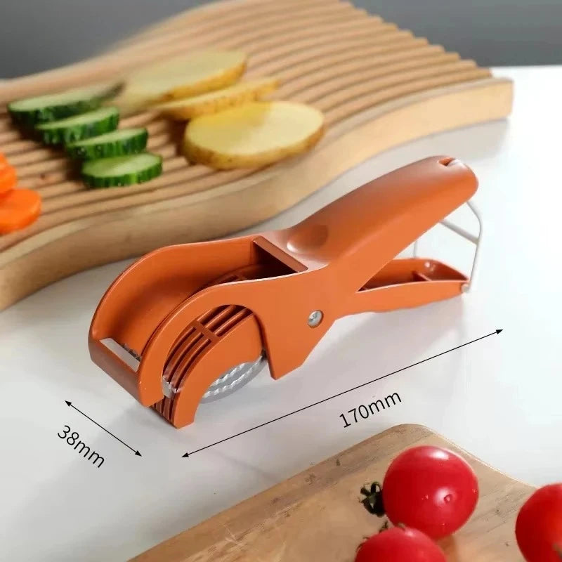 HooFun Multi-Functional Stainless Steel Vegetable & Fruit Slicer
