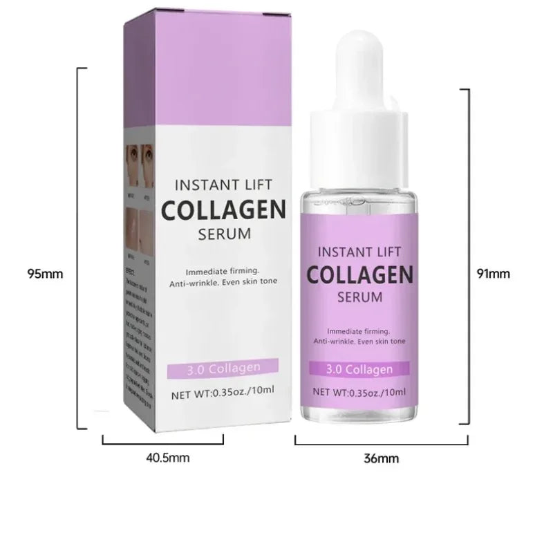 Wrinkle Removal Collagen Face Serum – Hyaluronic Acid Anti-Aging, Lifting & Fine Line Reducing Facial Serum