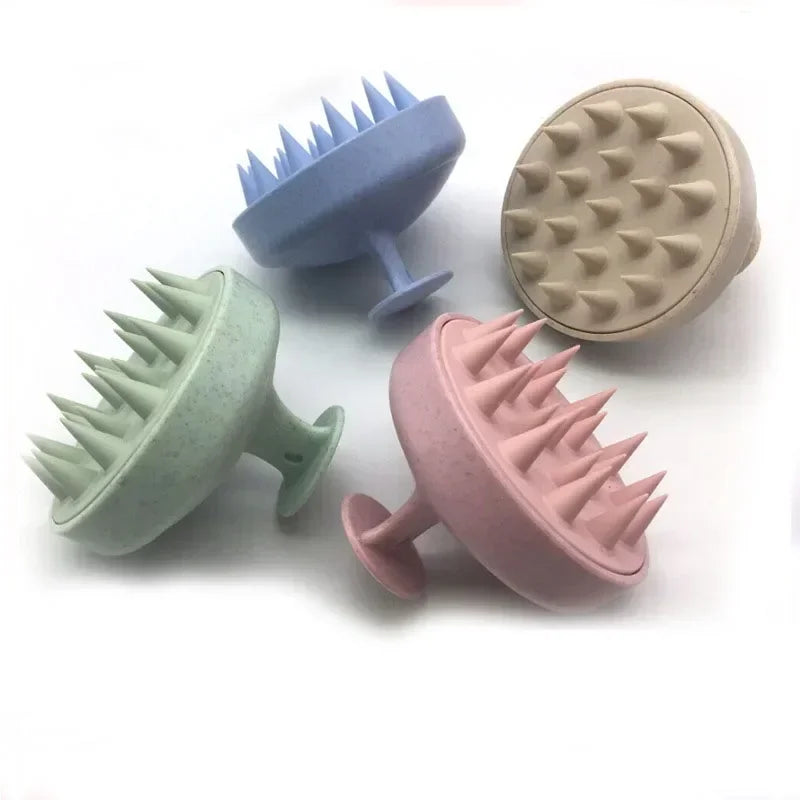 Soft Scalp Massage & Cleansing Brush – Wet & Dry Hair Care Brush for Deep Scalp Conditioning & Relaxation