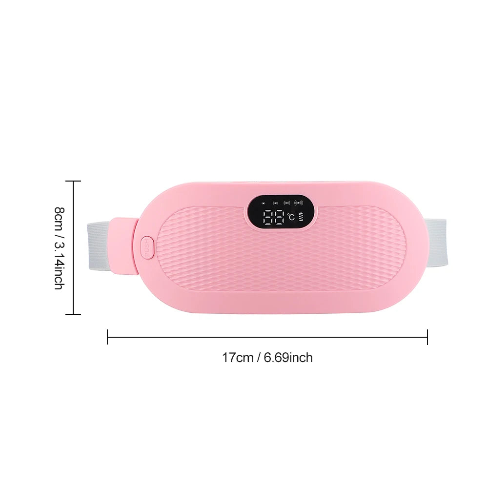 Rechargeable Heated Menstrual Waist Massager for Women