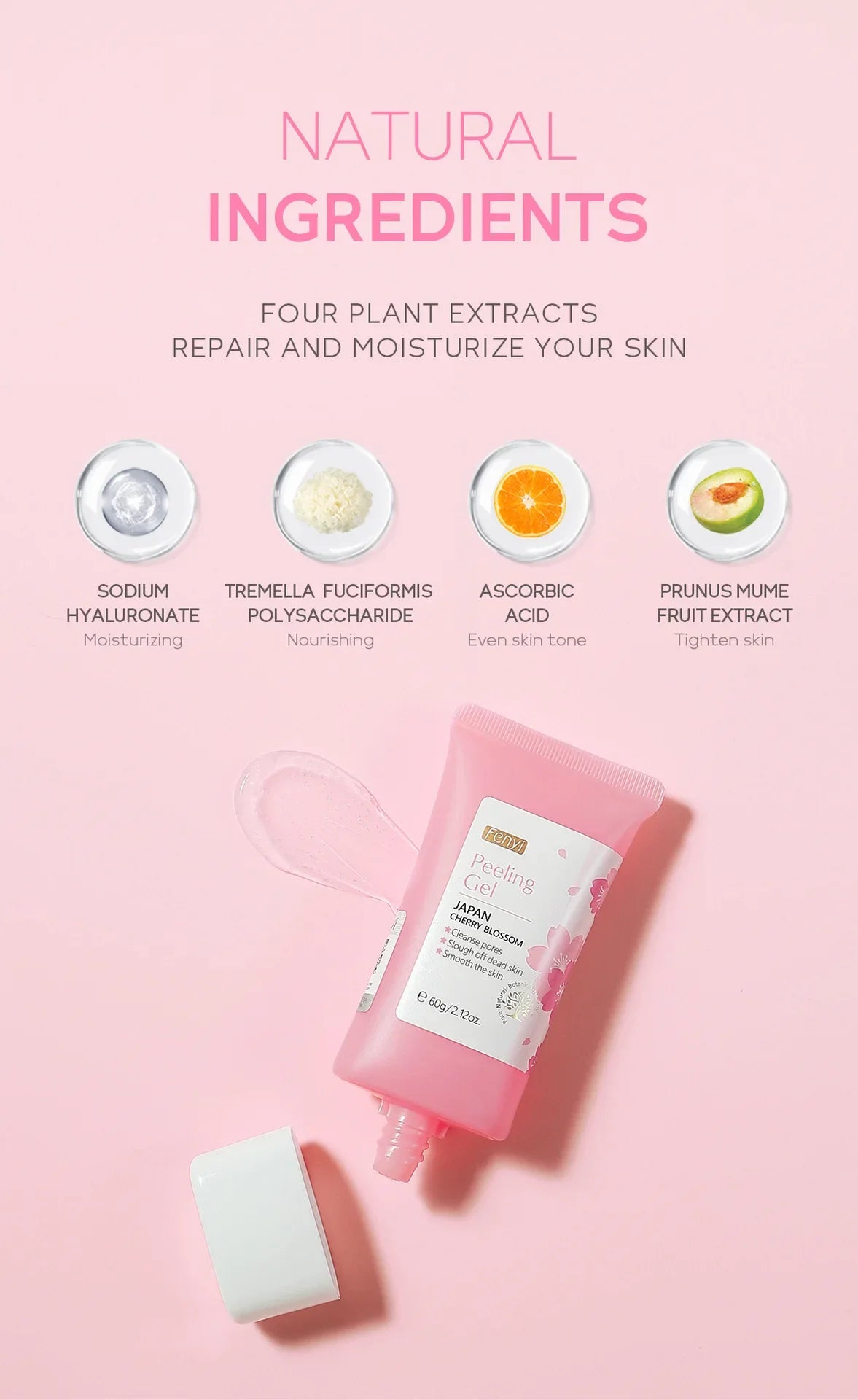 LAIKOU Face  Deep Cleaning Exfoliating Gel Skin Care Whitening Moisturizer Repair Facial Scrub Skin Care 60g