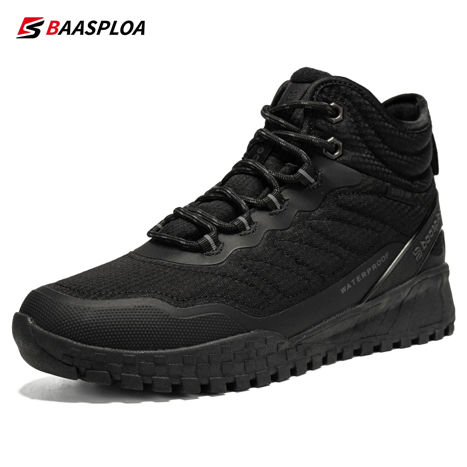 Baasploa Winter Women Sneakers – Plush Warm Waterproof Snow Boots