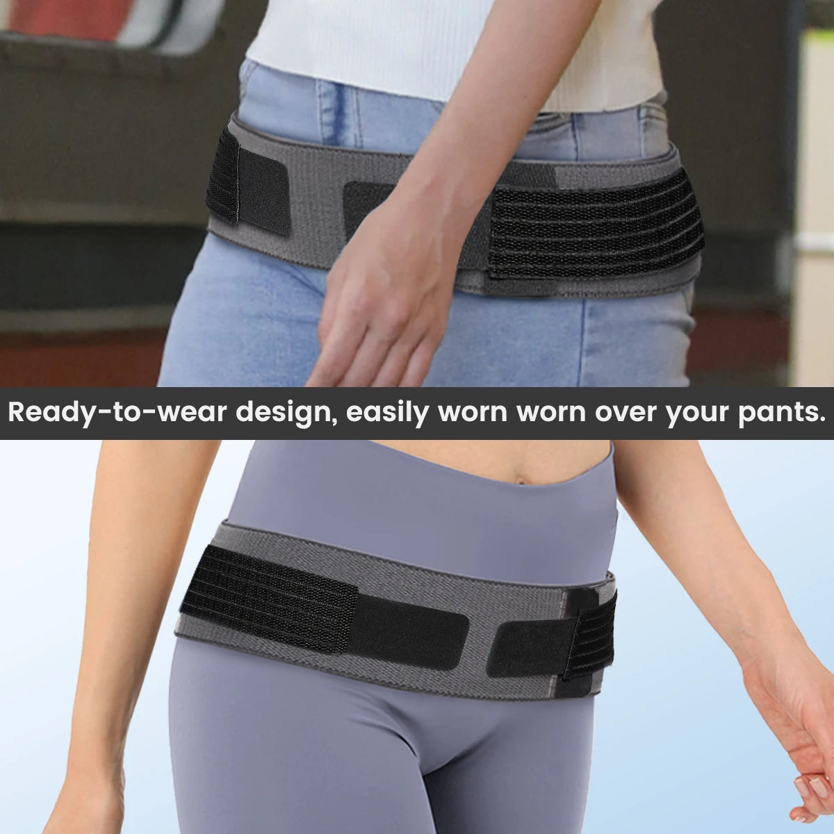VELPEAU SI Joint Hip Belt for Lower Back Pain & Postpartum Recovery