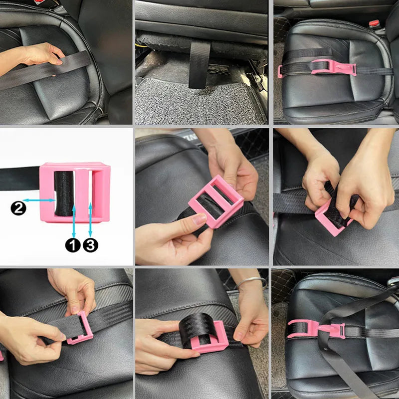 SafeBelly ™ - Maternity Car Seat Belt Protector and Belly Support for Expecting Mothers Adjustable Safety Belt Extender