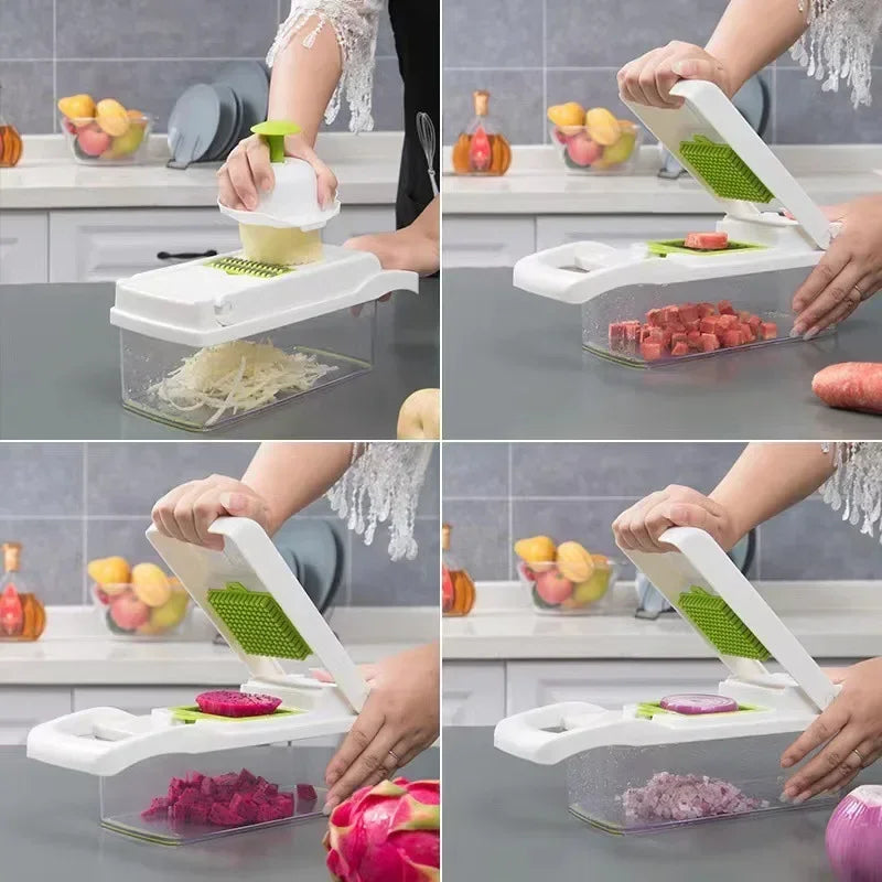 15-in-1 Multifunctional Vegetable Slicer Cutter Chopper