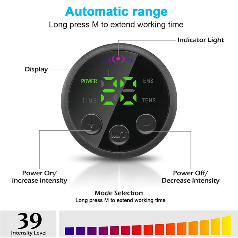 Smart EMS Abdominal Muscle Stimulator Belt – Home Fitness Toner