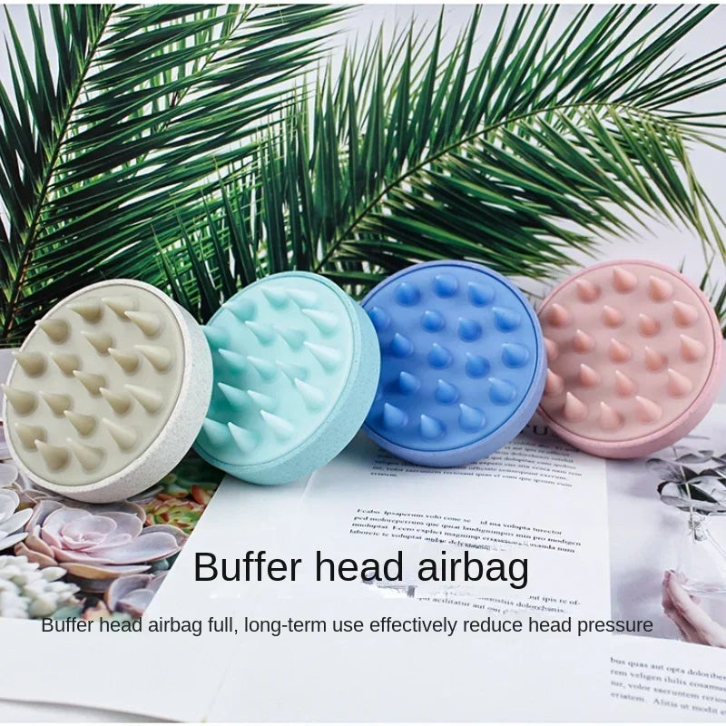 Soft Scalp Massage & Cleansing Brush – Wet & Dry Hair Care Brush for Deep Scalp Conditioning & Relaxation