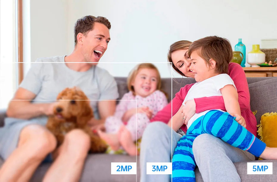 Fuers 5MP WiFi Indoor Camera AI Tracking Smart Home Security Baby Monitor