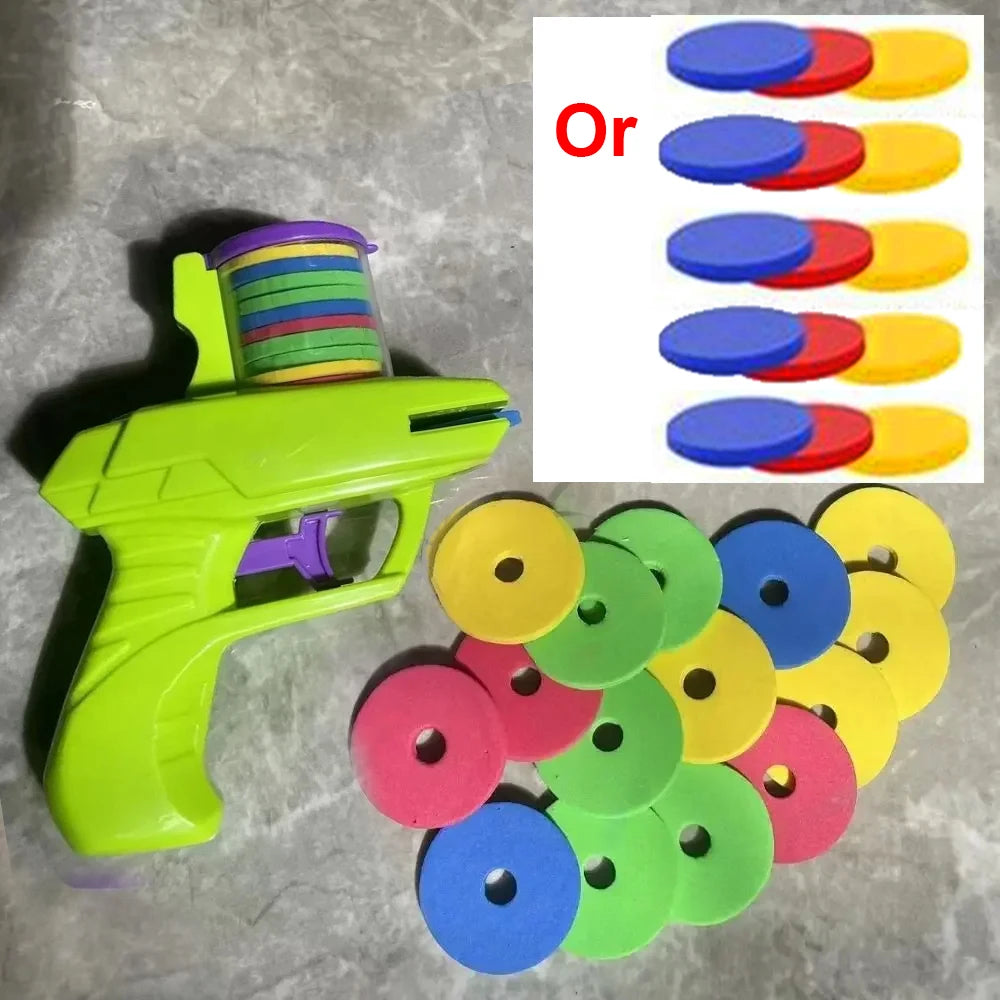 Kids Foam Disc Launcher – Outdoor Shooting Game Toy for Parent-Child Fun