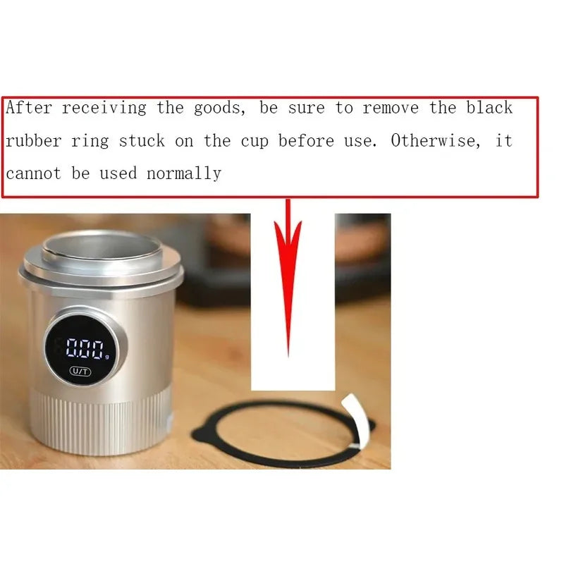 2025 Digital Weight Scale – Rechargeable LCD Coffee & Kitchen Scale 500g