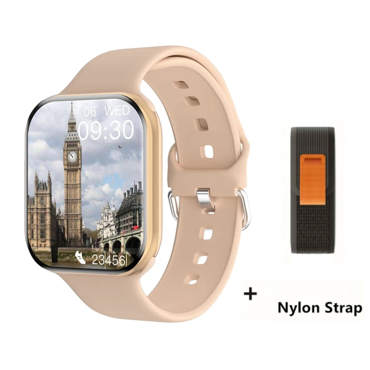 2025 GPS Smart Watch Series 10 for Women & Men – Bluetooth Call, Heart Rate, Blood Pressure, Fitness Smartwatch Compatible with Apple Watch