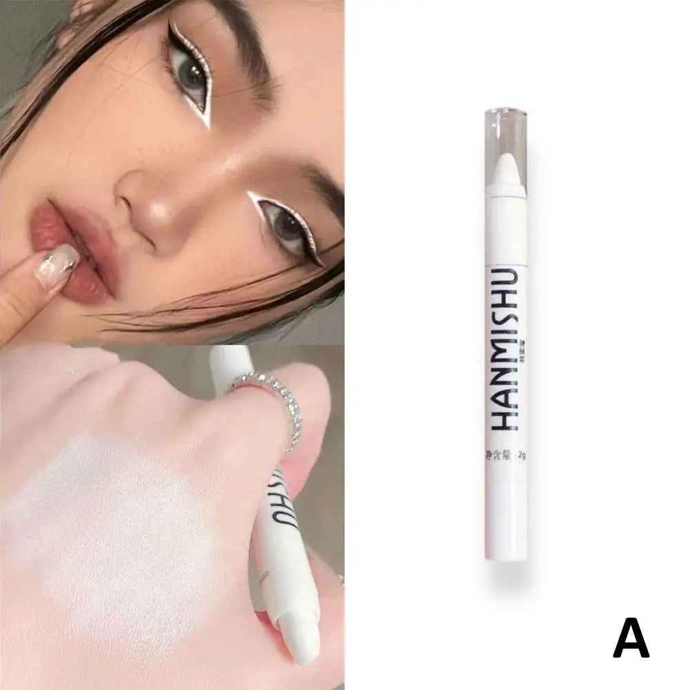 Shimmer Highlight Stick – Glitter White Eyeshadow Pencil for Bright & Dazzling Eyes