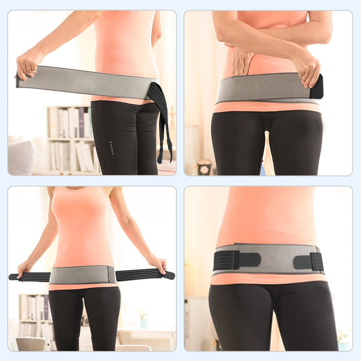 VELPEAU SI Joint Hip Belt for Lower Back Pain & Postpartum Recovery