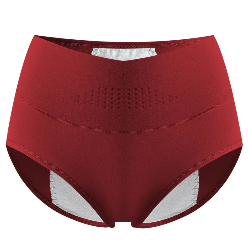 High Waist Menstrual Women's Panties Widen Period Pants Leak Proof Physiological Underwear Cotton Plus Size L-4XL Female Briefs