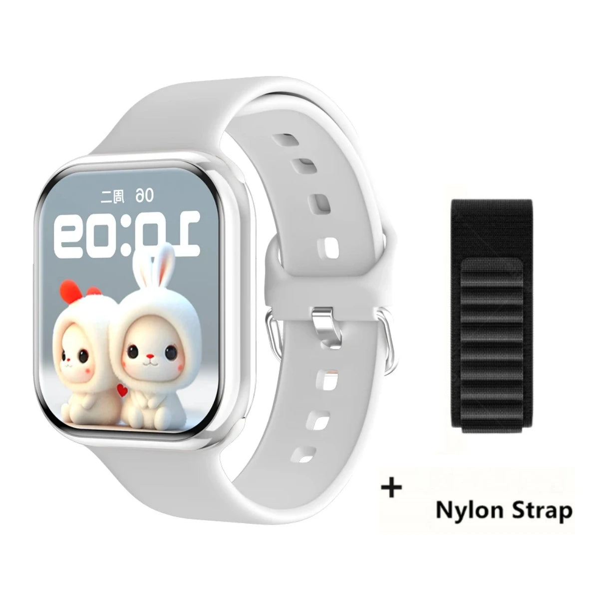 New 2025 Apple GPS Watch 10 – AMOLED Smartwatch with NFC, Bluetooth Calling, Music Memory & Waterproof Fitness Tracker