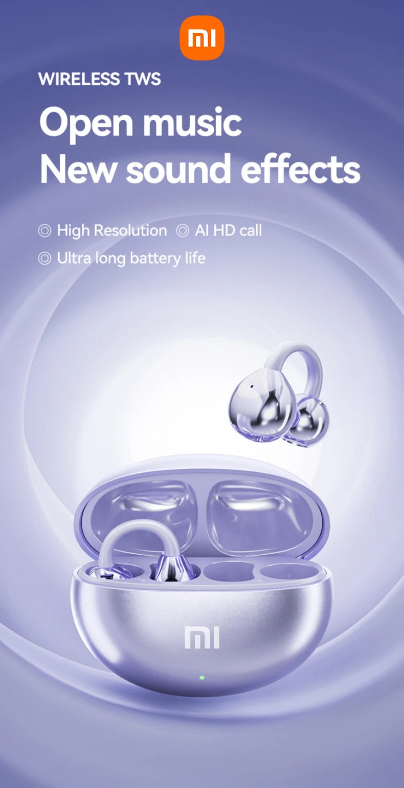 Xiaomi Mijia M91 Open-Ear Wireless Earphones Bluetooth 5.4 ENC Noise Reduction HD Call Touch Control Headset