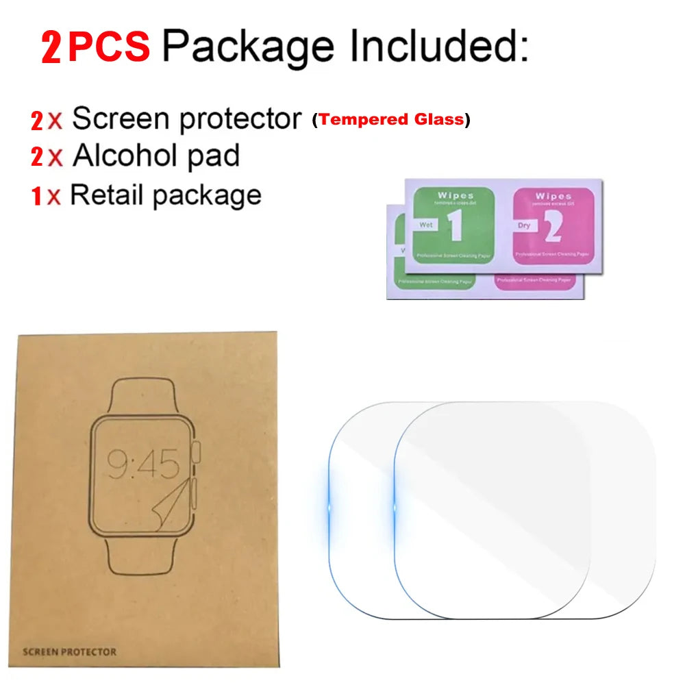 Tempered Glass Screen Protector for Xiaomi Redmi Watch 5 Active/Lite & Watch 4 – HD Clear Anti-Scratch Protective Film