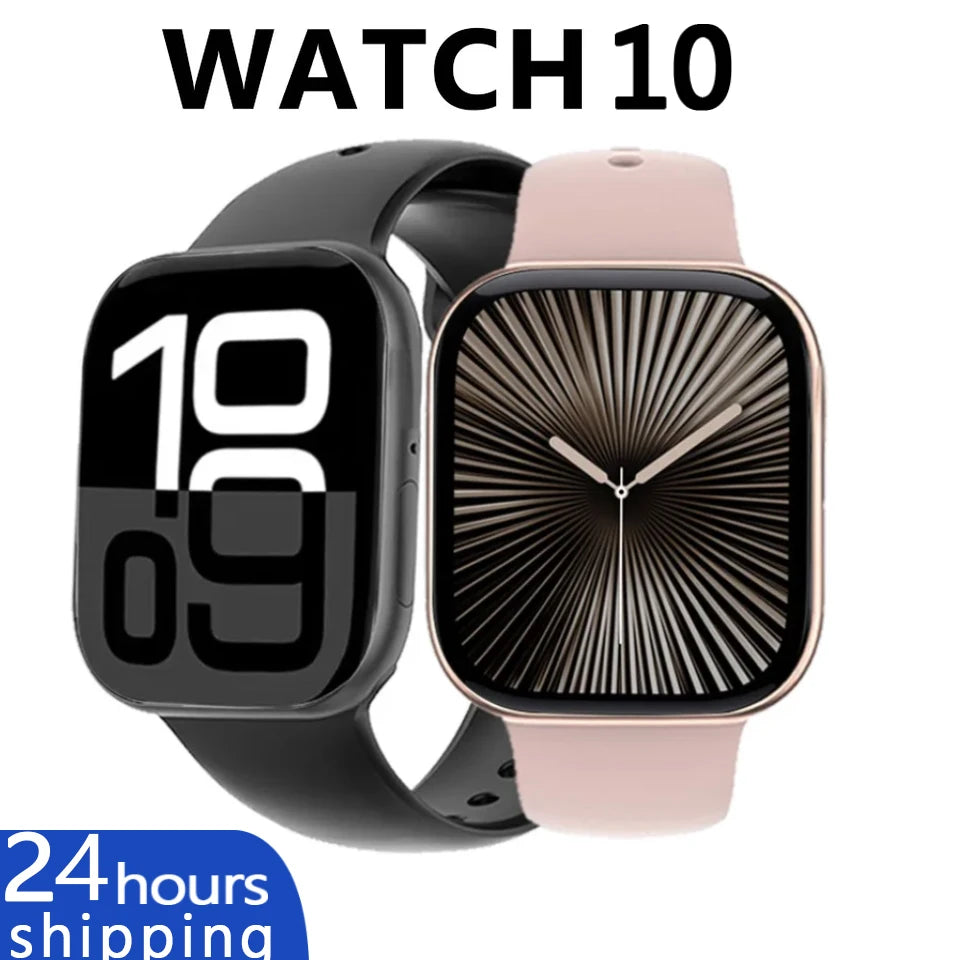 2025 GPS Smart Watch Series 10 for Women & Men – Bluetooth Call, Heart Rate, Blood Pressure, Fitness Smartwatch Compatible with Apple Watch