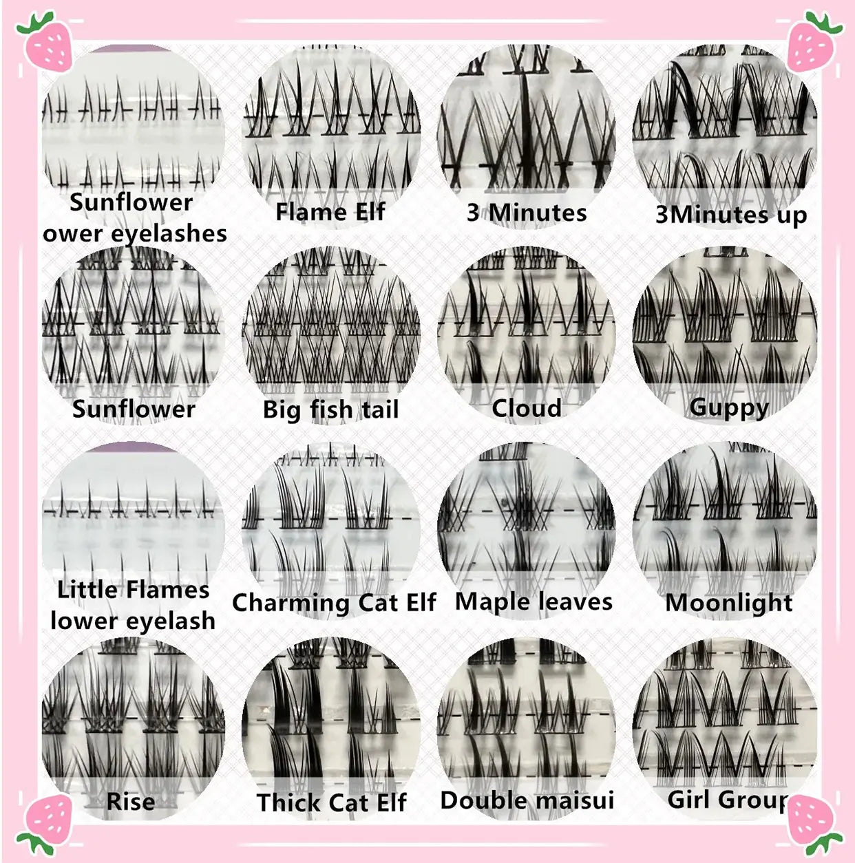 32 Rows Large Capacity Eyelash Extensions Professional Individual Cluster DIY Natural False Lashes
