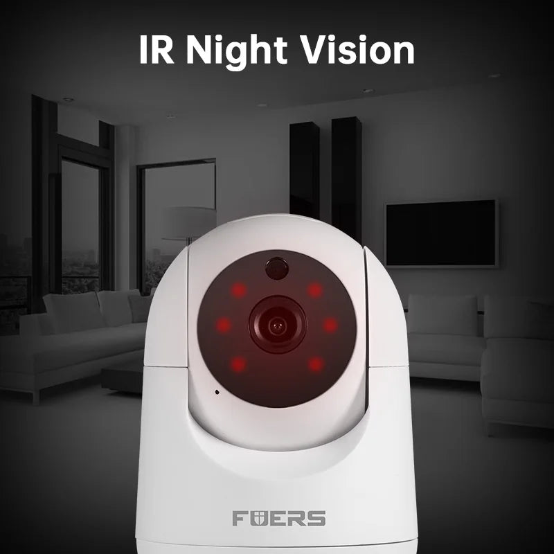 Fuers 5MP WiFi Indoor Camera AI Tracking Smart Home Security Baby Monitor