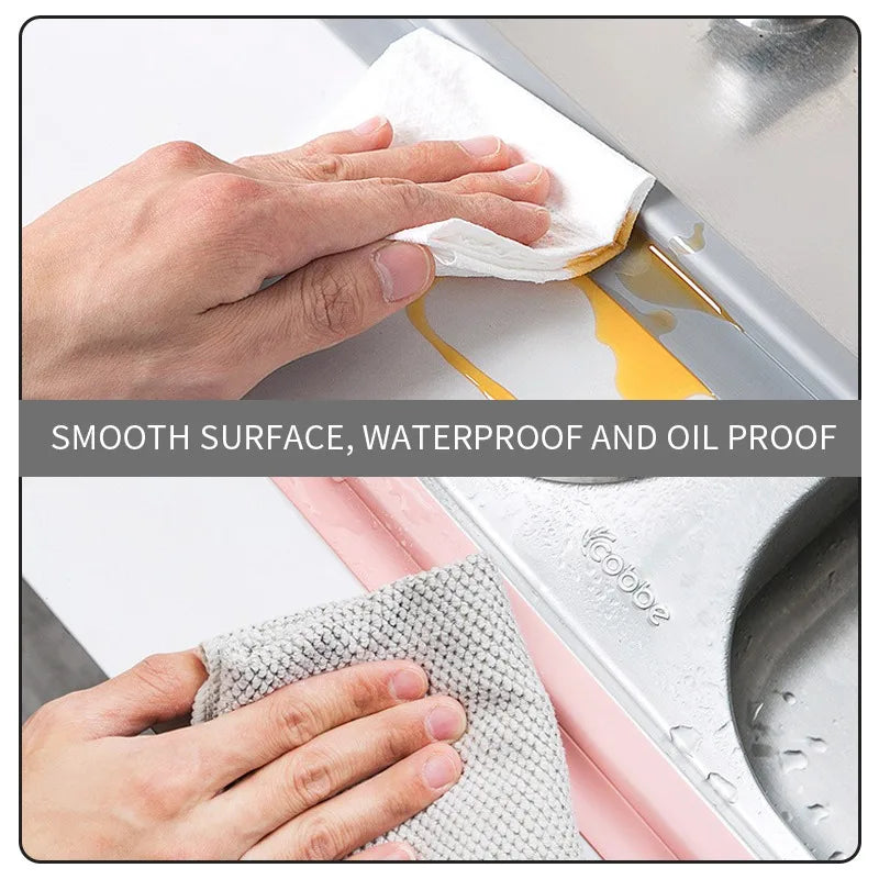 Waterproof Sealing Tape Strips PVC Self Adhesive Wall Sticker for Bathroom Shower Bath Seal Caulk Strip Kitchen Sink Mold Proof
