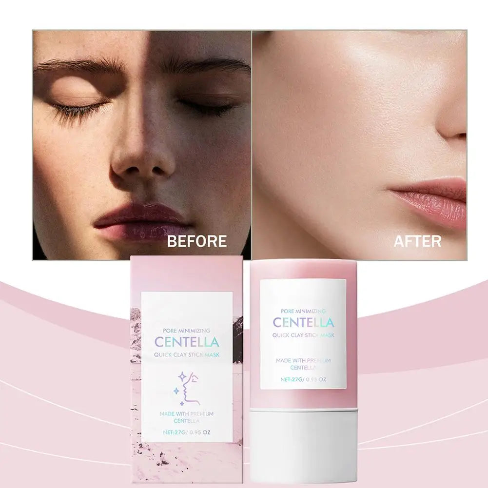 Centella Clay Stick Mask – 27g Hydrating, Pore Minimizing & Brightening Facial Skincare Stick