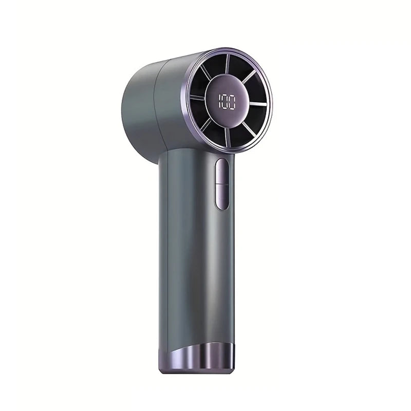 Xiaomi Mini Fan 5 Speed USB Charging Handheld Fan Digital Display Outdoor Camping Portable Fan Home Use and Gifts with Lanyard