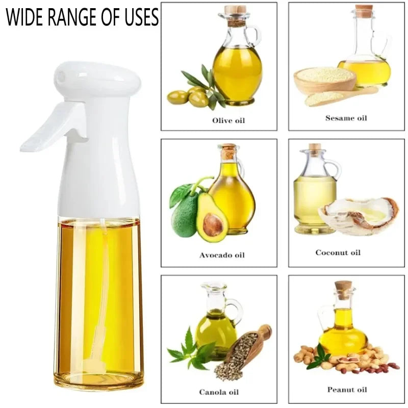 Oil Spray Bottle for Cooking – Refillable Olive Oil Dispenser