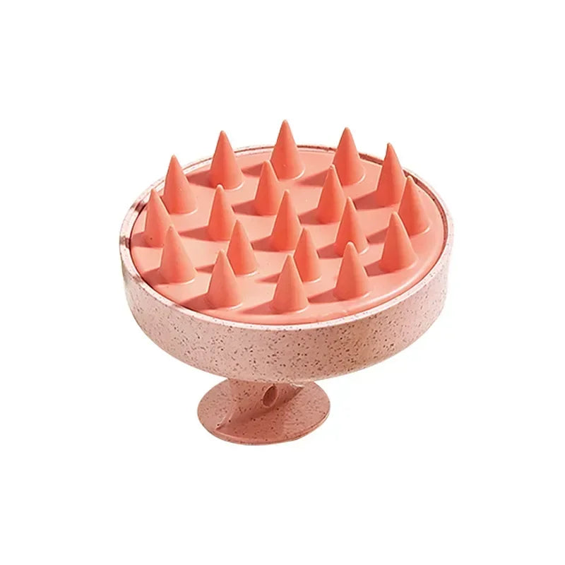 Soft Scalp Massage & Cleansing Brush – Wet & Dry Hair Care Brush for Deep Scalp Conditioning & Relaxation