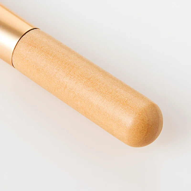 Flat Face Mask Brush – Soft Hair Applicator for Facial Cleansing, Foundation & Concealer