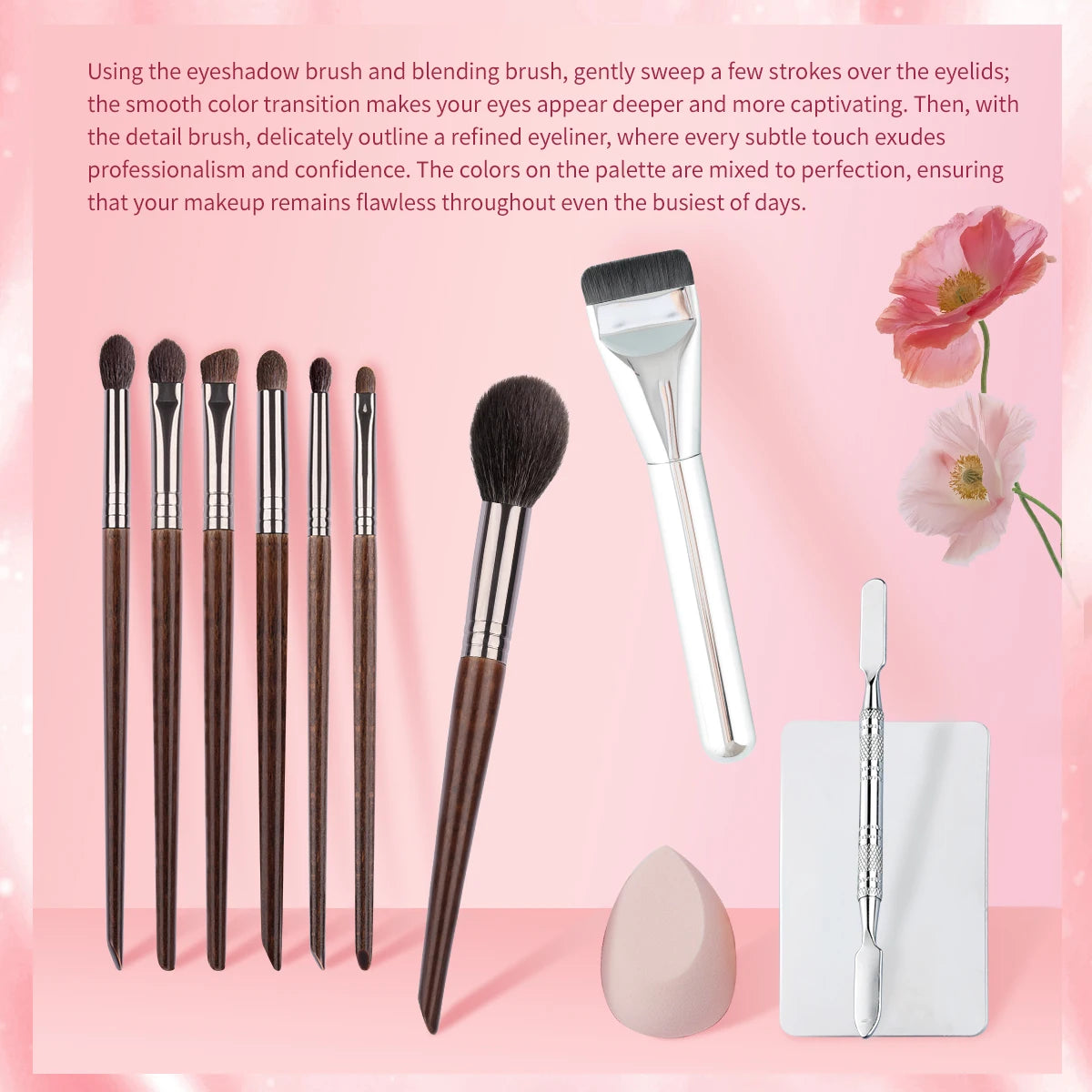 OVW Pro Makeup Essentials Kit – Versatile Beauty Blender & Makeup Brush Set