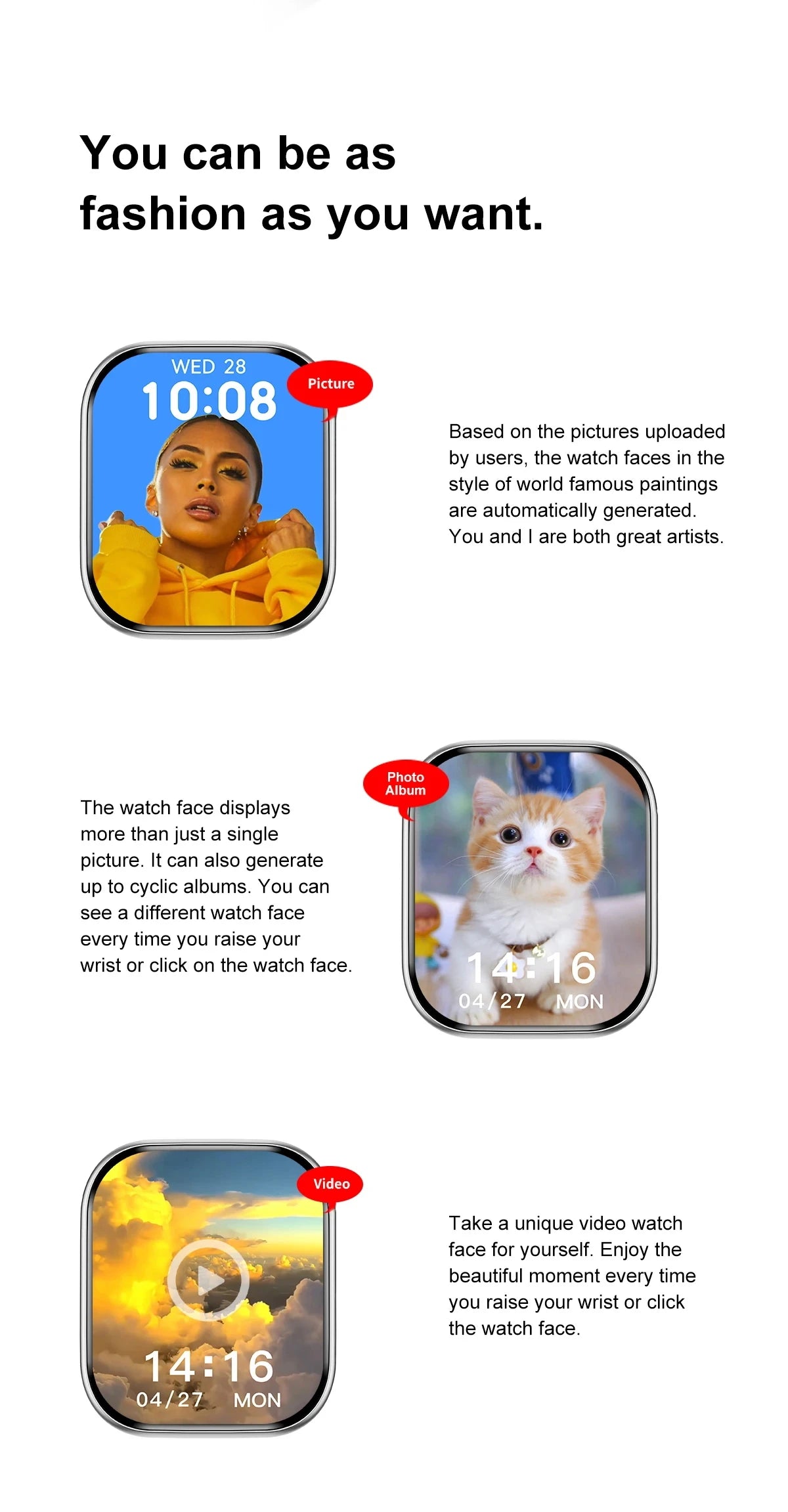 2025 GPS Smart Watch Series 10 for Women & Men – Bluetooth Call, Heart Rate, Blood Pressure, Fitness Smartwatch Compatible with Apple Watch