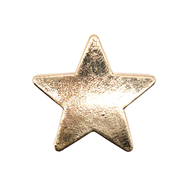 1PCS Gold Metal Shoe Charms New Metal Star Wings Wolf Shoe Buckle Accessories fit Women Men 2025 Trends Shoe Decoration Pin Gift
