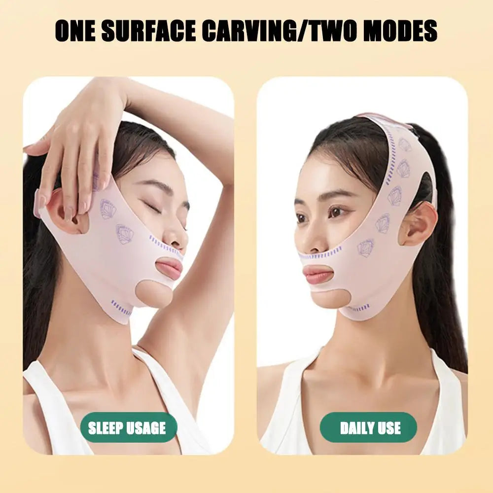 V Line Face Lifting Mask – Chin & Cheek Slimming Bandage for Anti-Wrinkle & Firming